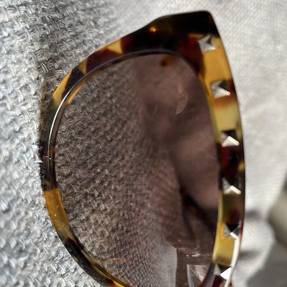 Valentino Stud Sunglasses in perfect condition with original  display picture 3